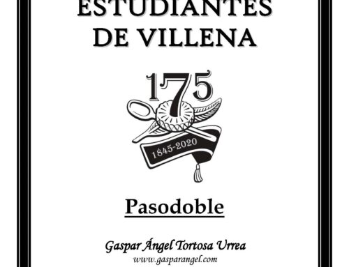 ACTUALIZACIÓN 01 PÁGINA WEB. Pasodoble «ESTUDIANTES DE VILLENA»